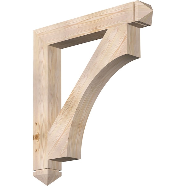 Ekena Millwork Westlake Arts & Crafts Smooth Bracket, Douglas Fir, 5 1/2"W x 40"D x 44"H BKT06X40X44WTL03SDF - main